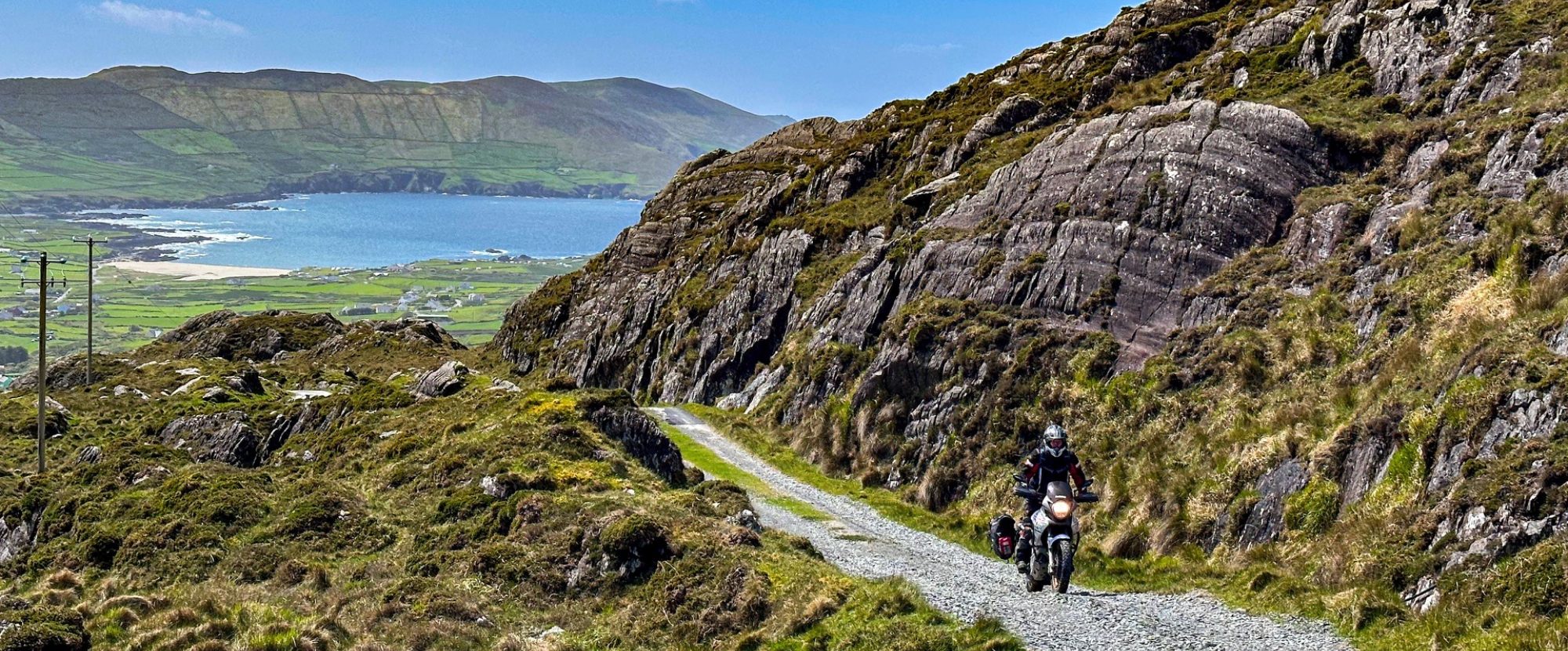 Ein bisschen Schotter auf der Old Copper Road, Beara